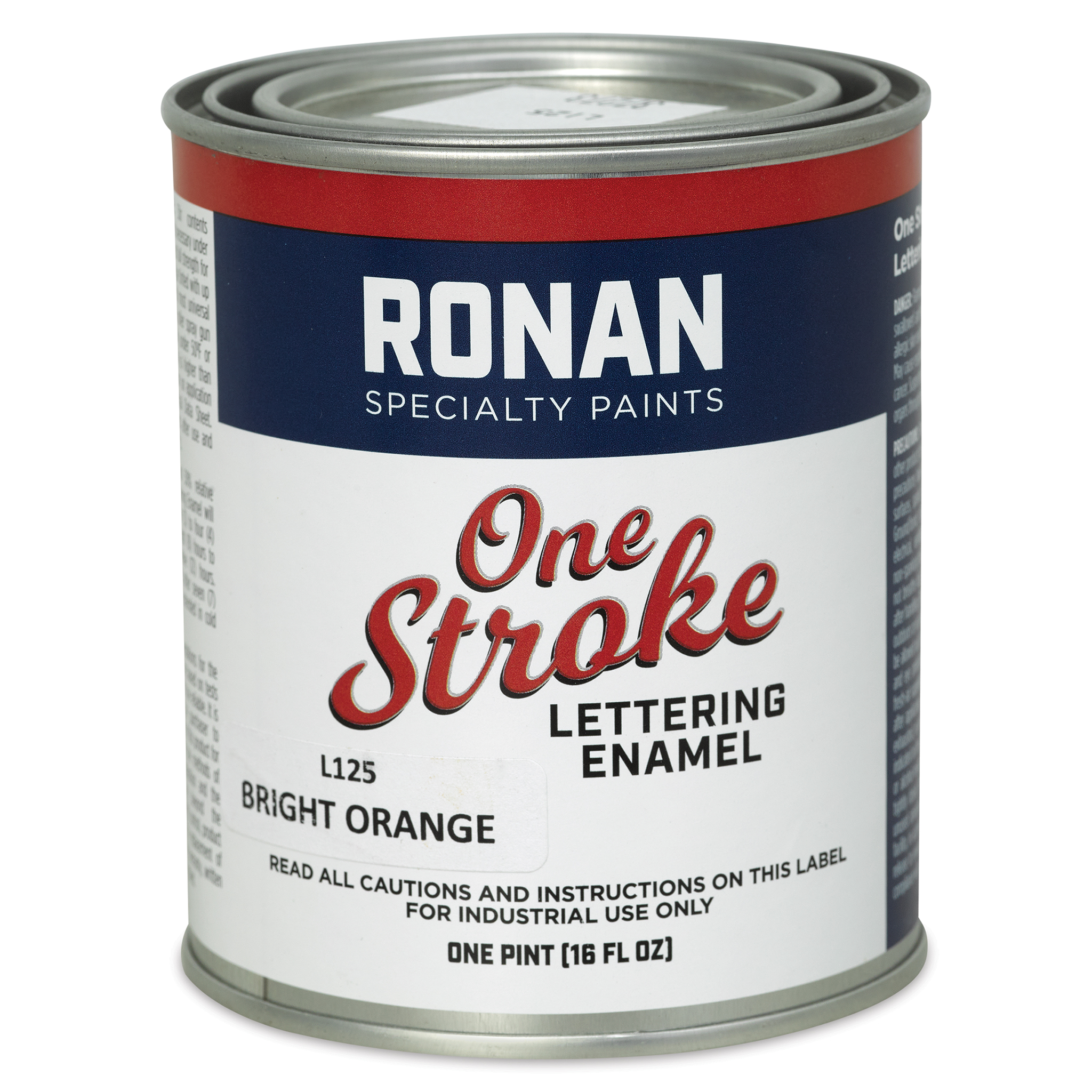 Ronan Paints One Stroke Lettering Enamel 4oz Bright Orange