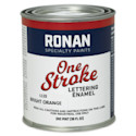 Ronan One Stroke Lettering Enamel - Bright Orange, Pint