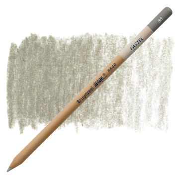 Bruynzeel Design Pastel Pencil - Dull Cold Grey 88 (swatch and pencil)