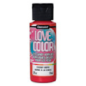 DecoArt Love, Color Acrylic Paint - Cherry Bomb