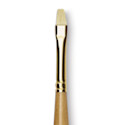 Raphaël D'Artigny Interlocked White Bristle Brush - Bright, Long Handle, Size 4