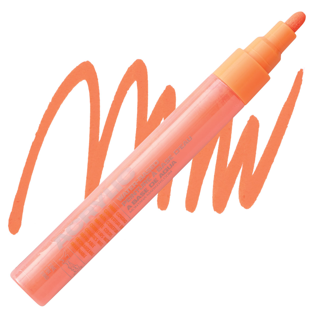 Montana Acrylic Paint Marker 2mm (Fine) Power Orange