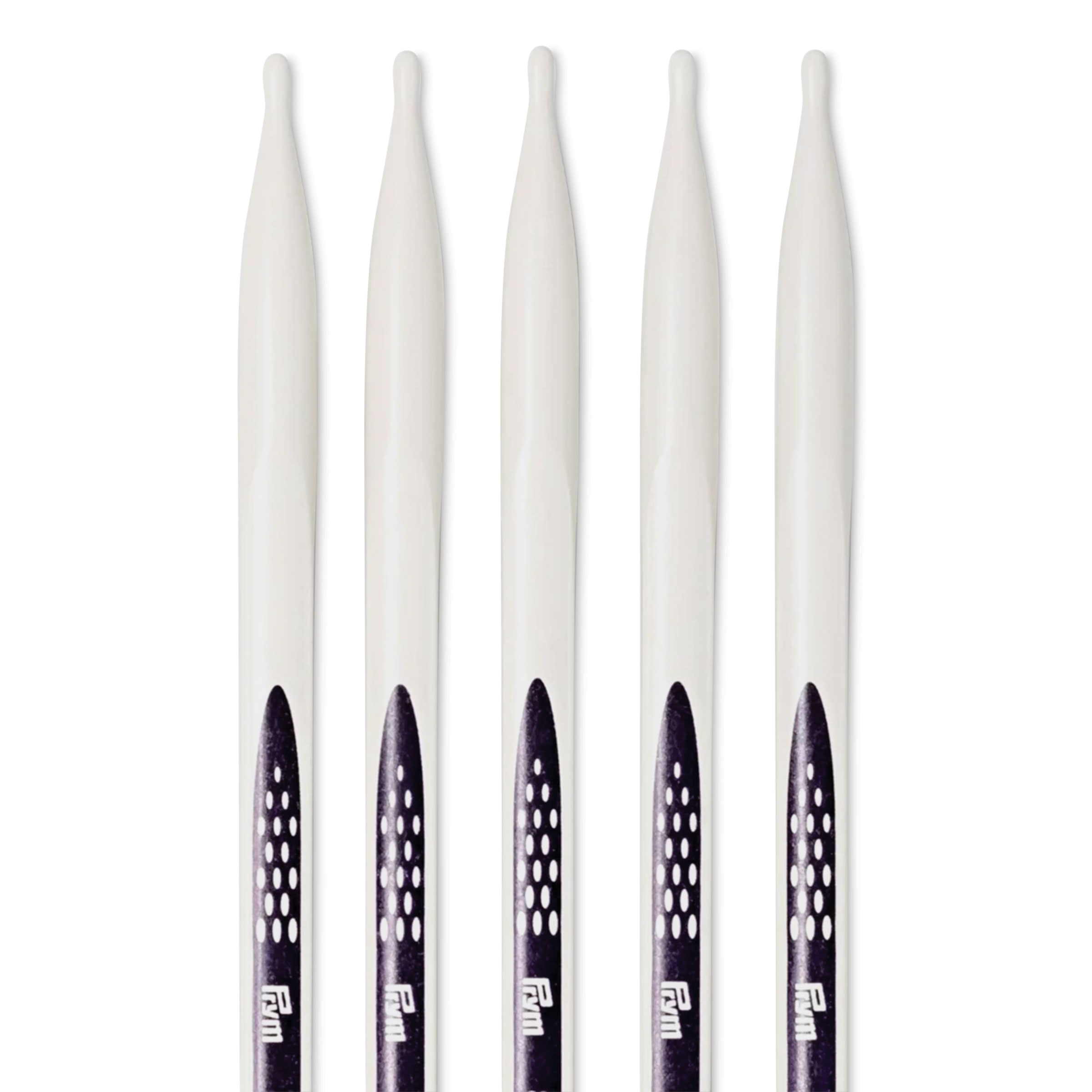 Prym Tejer Para Chaqueta 35 Cm 3,50 Mm Agujas Ergonómicas De Un Solo Punto ( Par) De 3,5 Mm X 35 Cm De Longitud, Material Sintético De Alto Rendimiento, Multicolor, 38 X 4 X 1 Cm