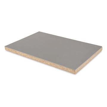 Open in modal - Blick Battleship Gray Linoleum - Block, 12" x 18", Mounted