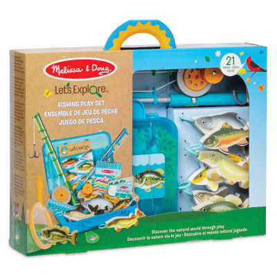 Melissa & Doug Let's Explore Fishing Play Set (Front of packaging)
