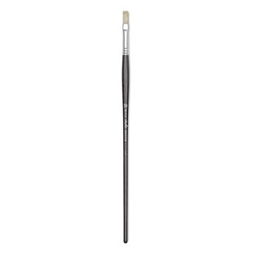 Open in modal - Blick Studio Bristle Brush - Flat, Long Handle, Size 10
