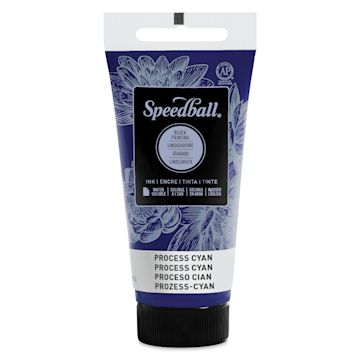 Open in modal - Speedball Water-Soluble Block Printing Ink - Process Cyan, 1.25 oz