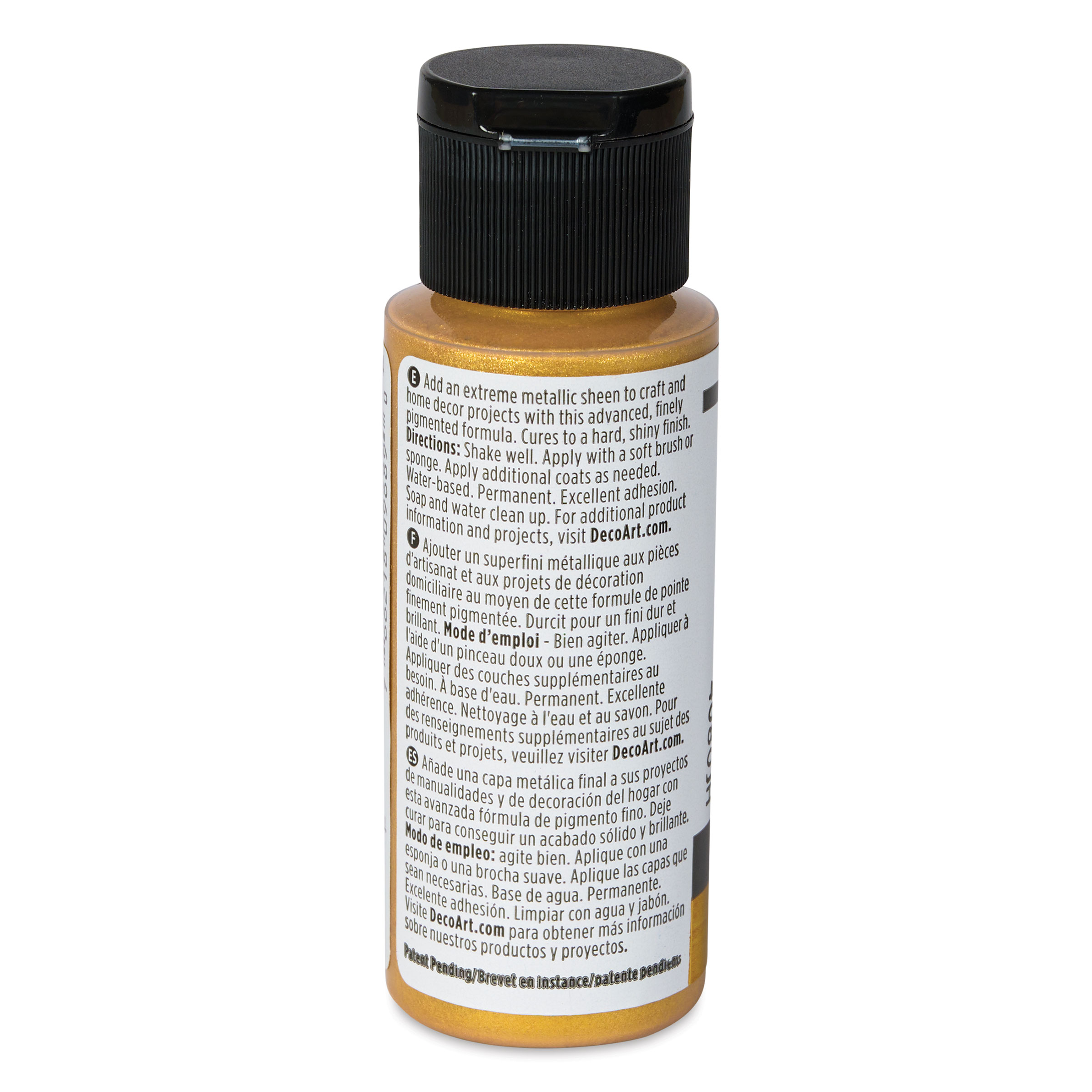 テクスチャーアート　orange gold  40×30 DecoArt Extreme Sheen Metallic Acrylic Paint - 24K Gold, 2