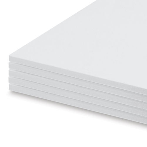 Pre-Cut Foamboard - 5 x 5 x 3/16, White, 5 Sheets