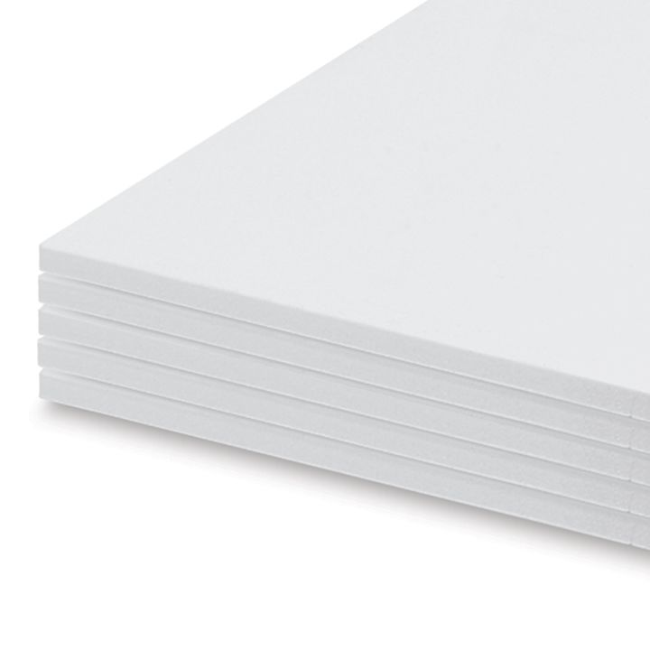 Elmer's PreCut Foamboard 8" x 10" x 3/16", White, Pkg of 5 Sheets