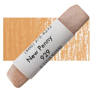 Open in modal - Great American Handmade Pastel - New Penny, 929 pastel and swatch