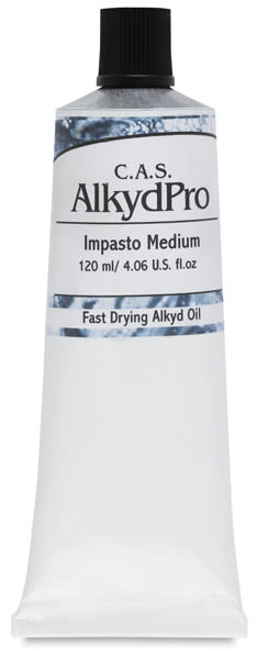CAS AlkydPro Mediums - 120 ml tube of Impasto Medium upright