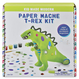 Kid Made Modern Paper Mache Kits - T-Rex Kit