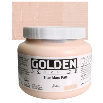 Golden Heavy Body Artist Acrylics - Titan Mars Pale, 32 oz