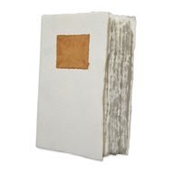 Lamali Codex Soft Cover Handmade Journal - 5-9/10" x 8-3/10", White Cotton