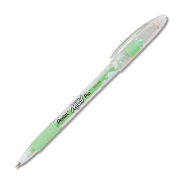 Open in modal - Pentel Milky Pop Pen Set - Angled view of Mint Green pen
