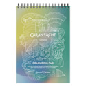 Caran dAche Claim Your Style Coloring Pad - 20 Sheets, Assorted Colors