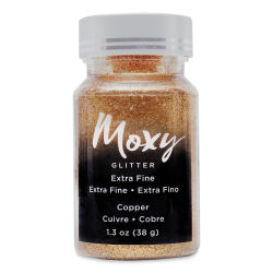 American Crafts Moxy Glitter - Copper, Extra Fine, 1.3 oz, Bottle