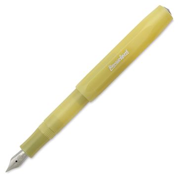Open in modal - Kaweco Frosted Sport Fountain Pen - Sweet Banana, Extra-Fine
