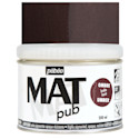 Pebeo Mat Pub Acrylic Paint - Burnt Umber, 500 ml