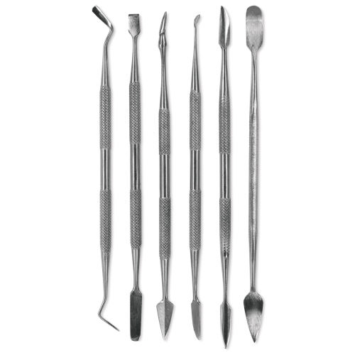 Steel Wax Carver Clay Pottery Sculpture Tools Carving Tool Set Dental Lab  Equipment 