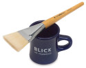 Blick Mega Natural Bristle Brush - Short Handle, Size 50
