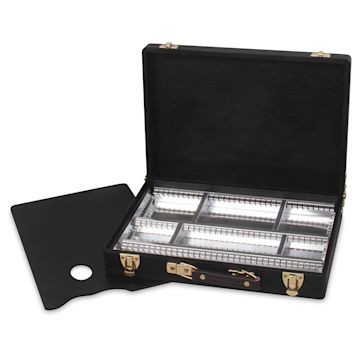 Open in modal - Blick by Jullian Paint Boxes - Single box open showing compartments and palette
