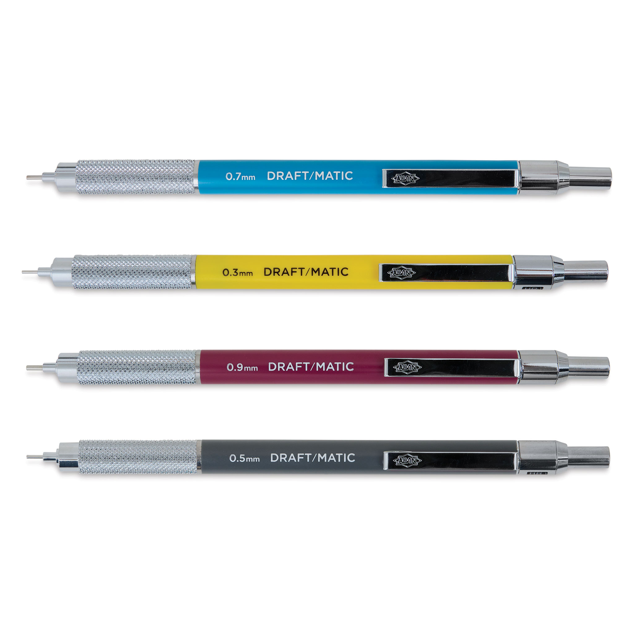 Mr. Pen- Metal Mechanical Pencil Set with Leads and Eraser Refills, 5 Sizes - 0.3, 0.5, 0.7, 0.9 and 2 Millimeters, Sketching/ Drafting Pencil