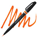 Pentel Arts Micro Brush Tip Sign Pen - Orange