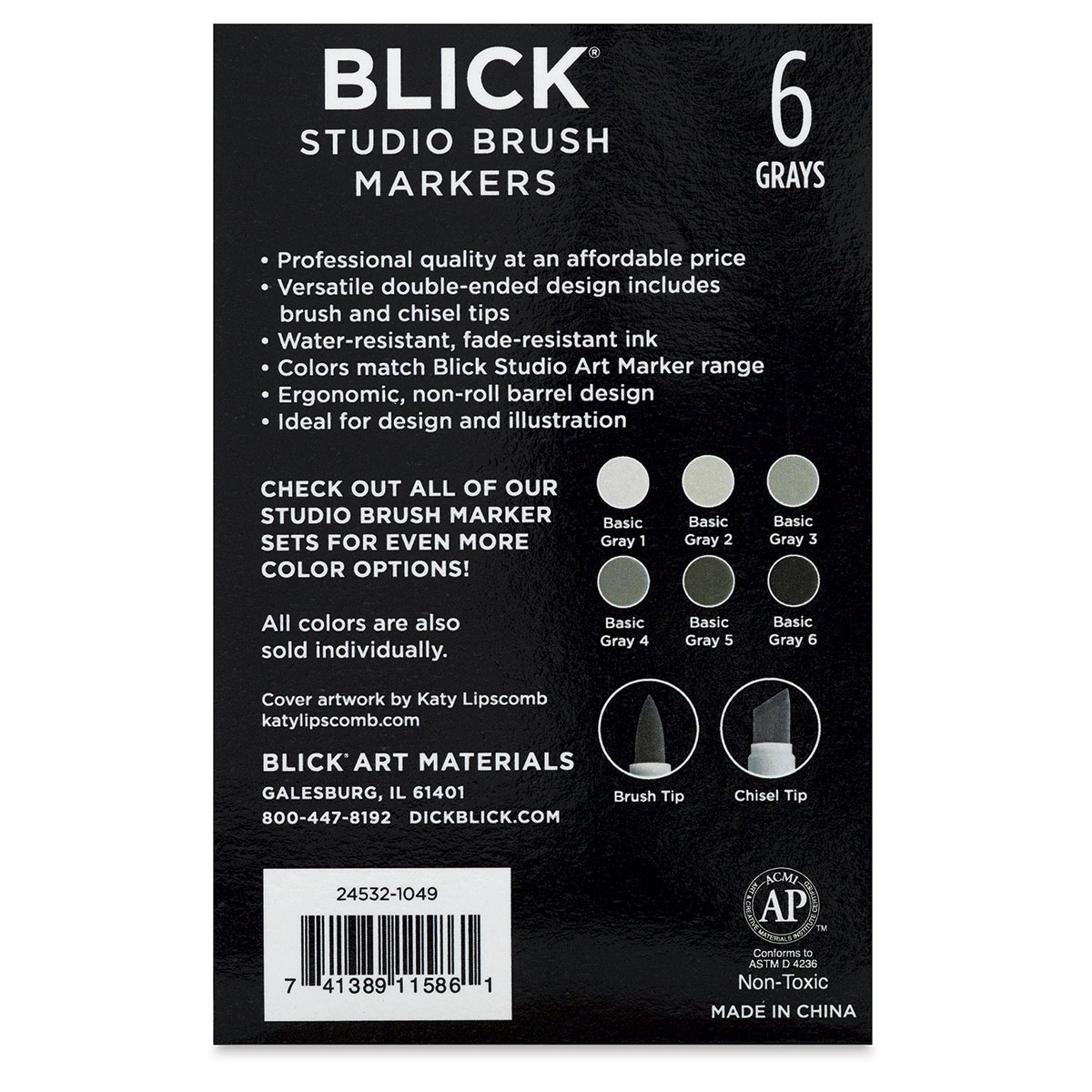 Blick Studio Brush Marker - Black