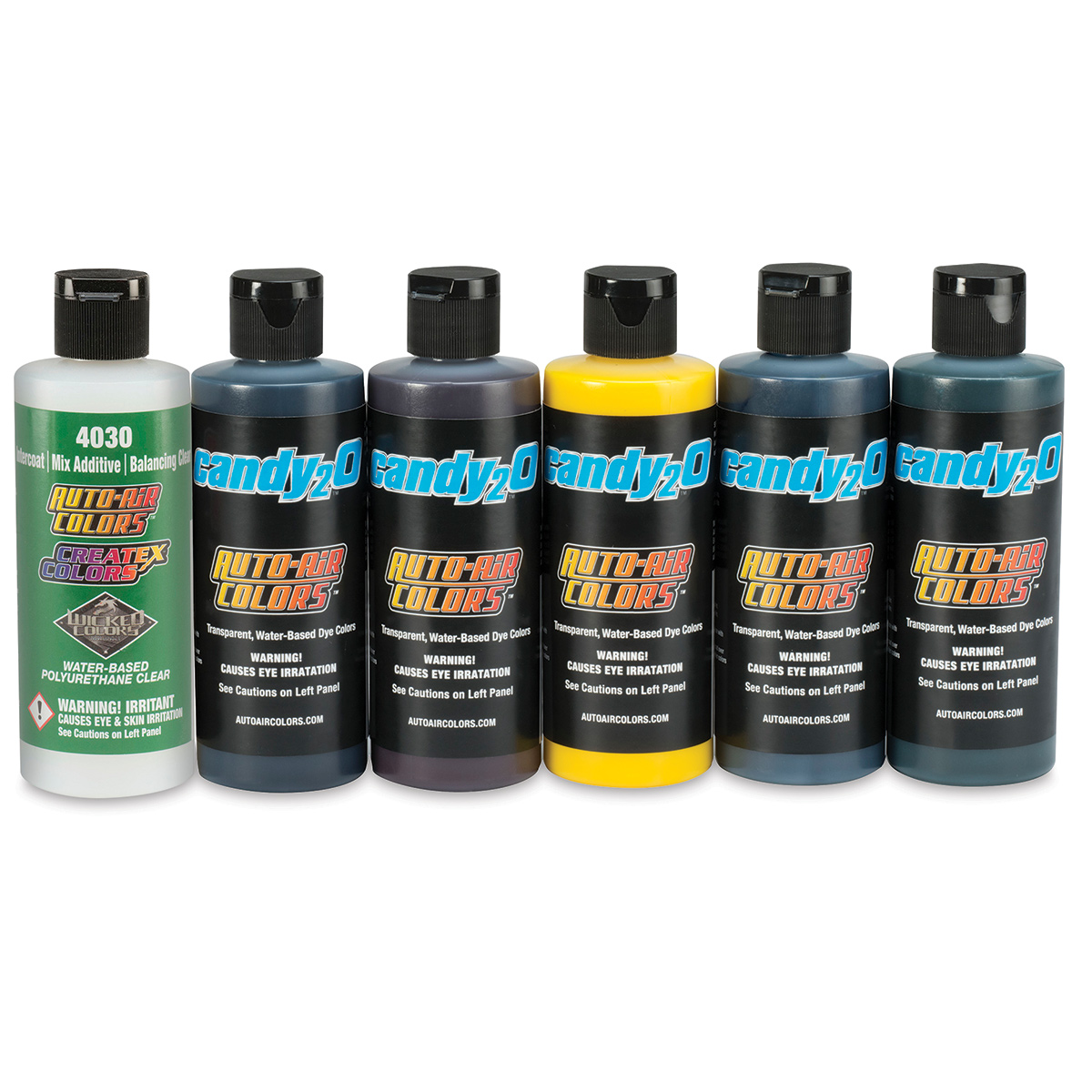Candy2o Complete Master Set custom paints by Createx Auto-Air Colors 2oz 