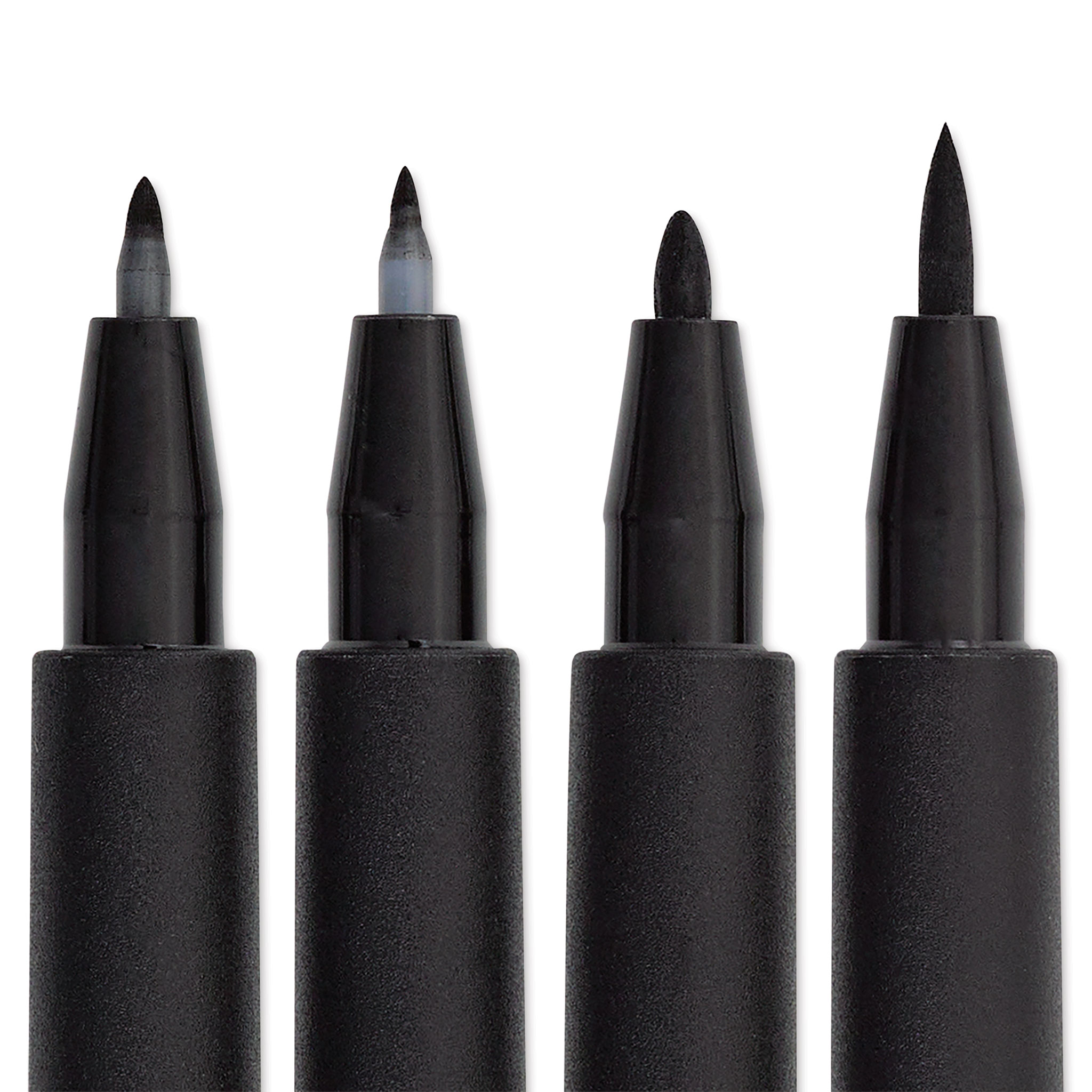Faber-Castell Pitt Artist Pens - Modern Lettering Set, Black, Set of 4,  Assorted Nibs