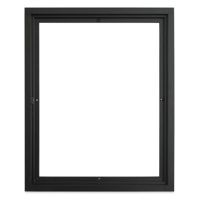 Blick Solid Wood Floater Frame - Black, 16" x 20", Front