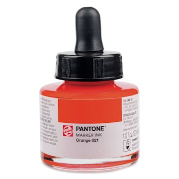 Open in modal - Talens Pantone Marker Ink Refill - Orange 021, 30 ml