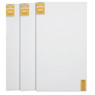 Blick Premier Stretched Cotton Canvas - Gallery Profile, Splined, 36" x 60", Pkg of 3