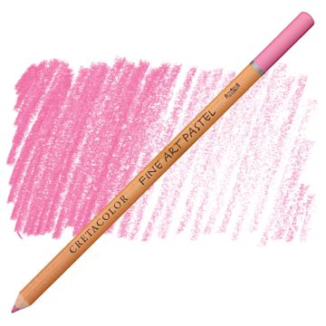 Open in modal - Cretacolor Fine Art Pastel Pencil - Rose Madder pencil and swatch