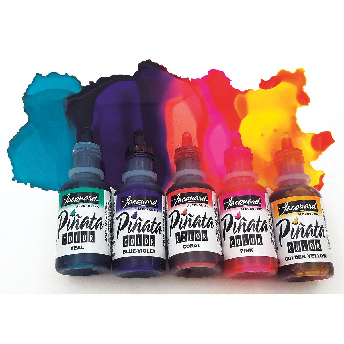  Jacquard Pinata Alcohol Ink - Rich Gold - Professional and  Versatile Ink That Produces Color Saturated and Acid-Free Results - 4 Fluid  Ounces - Made in The USA