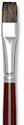 Da Vinci Black Sable Brush - Bright, Long Handle, Size 12