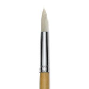 Da Vinci Top Acryl Synthetic Brush - Round, Long Handle, Size 14