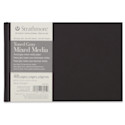 Strathmore 400 Series Hardbound Toned Mixed Media Artist Journal - Gray, 5-1/2" x 8-1/2", 48 pages
