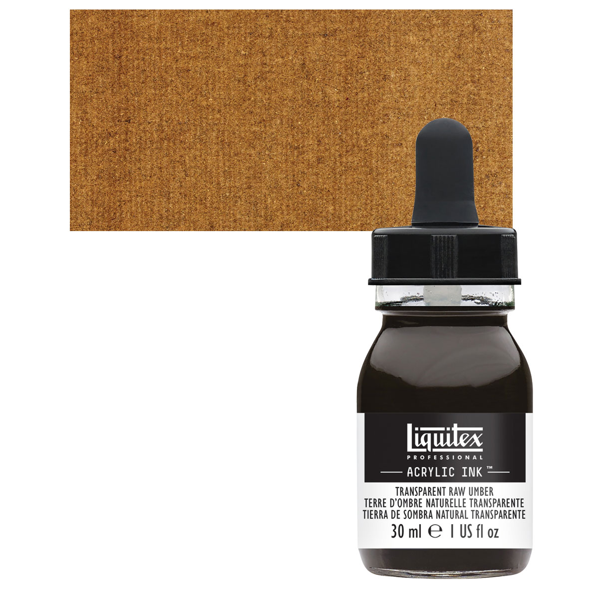 Liquitex Professional Acrylic Ink - 30 ml, Transparent Raw Umber