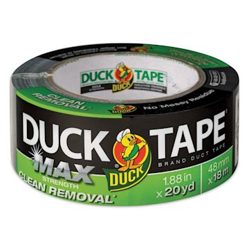 Open in modal - Duck Max Strength Tape - Silver, Clean Removal, 1.88" x 60 ft (In wrapper)