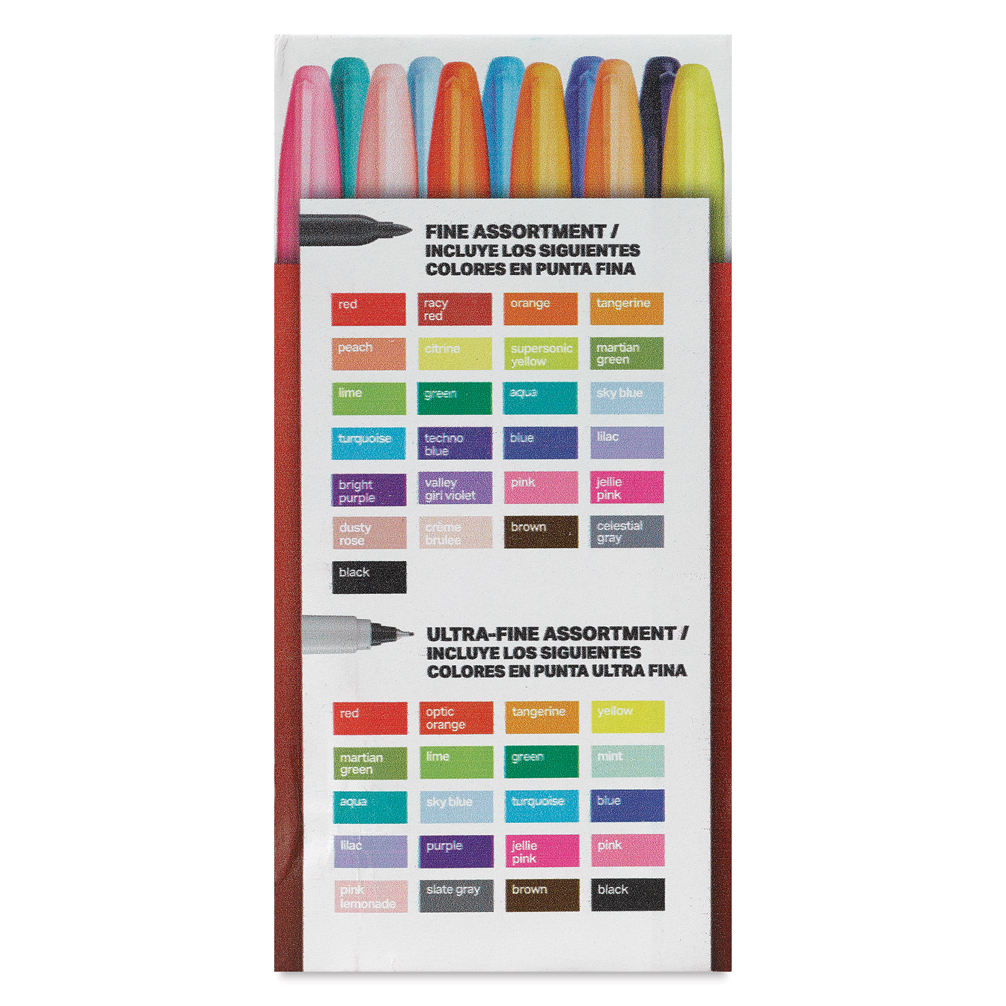  Sharpie Permanent Markers, Fine and Ultra-Fine Tips, 45 Count,  Ultimate Color Collection : Office Products
