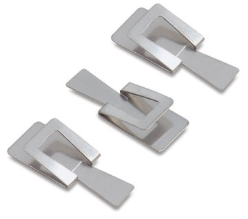 Stainless Steel Registration Guides - Set of 3 Guides at angle
