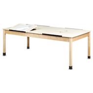 Diversified Spaces Four Station Drawing Table