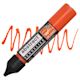 Sennelier Abstract 3D Liner - Cadmium Red Orange Hue 27 ml bottleand swatch