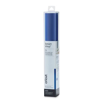Open in modal - Cricut Removable Smart Vinyl - Blue, 13" x 3 ft, Roll (In packaging)