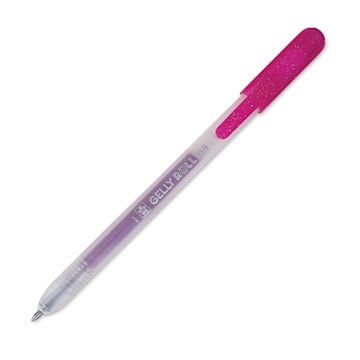 Open in modal - Sakura Gelly Roll Retractable Metallic Pen - Pink, tip extended