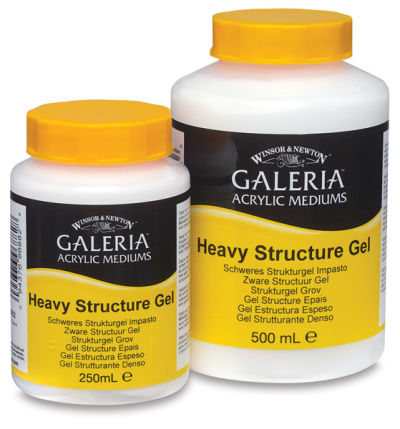 Winsor & Newton Galeria Structure Gel - 2 sizes of Heavy Structure Gel shown