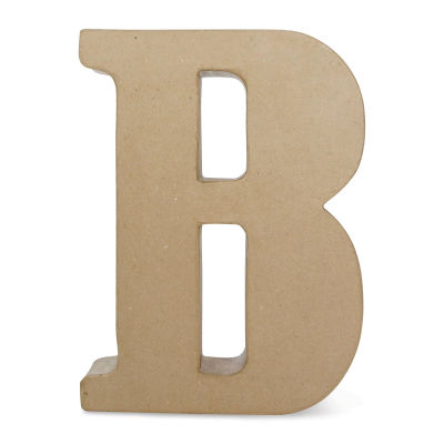 DecoPatch Paper Mache Funny Letter - B, Uppercase, 8-1/2" W x 12" H x 2" D